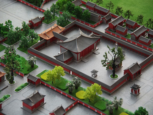 風(fēng)景區(qū)廟宇沙盤模型