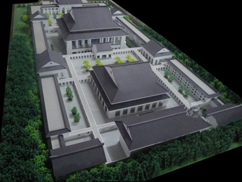 新中式建筑沙盤(pán)模型