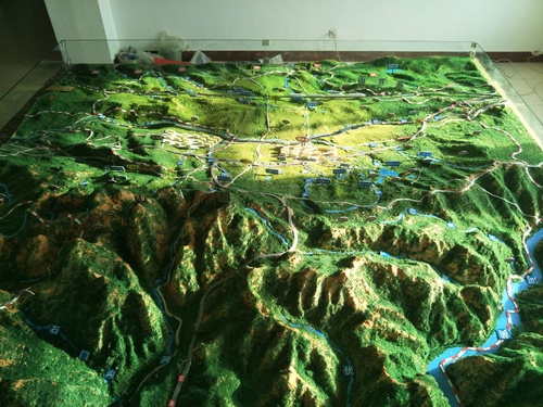 河南化石保護地形模型.jpg